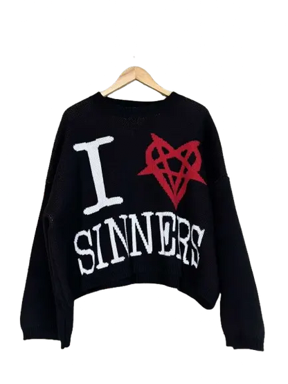 I Love Sinners Knit Sinners Worldwide