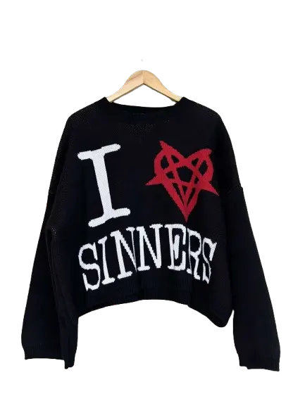 I Love Sinners Knit Sinners Worldwide